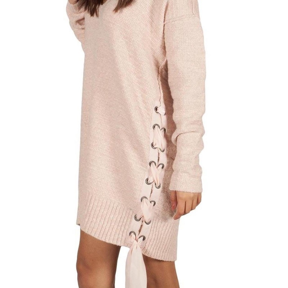 Free People Heart It Lace-Up sweater dress - Picture 2 of 8